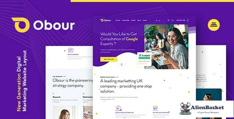 86051  Obour v1.0.0 - Digital Marketing Agency WordPress Theme