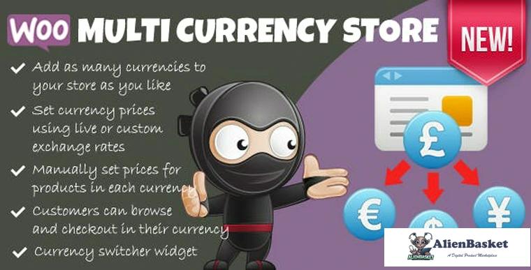 76084  Woocommerce Multi Currency Store v1.9.8