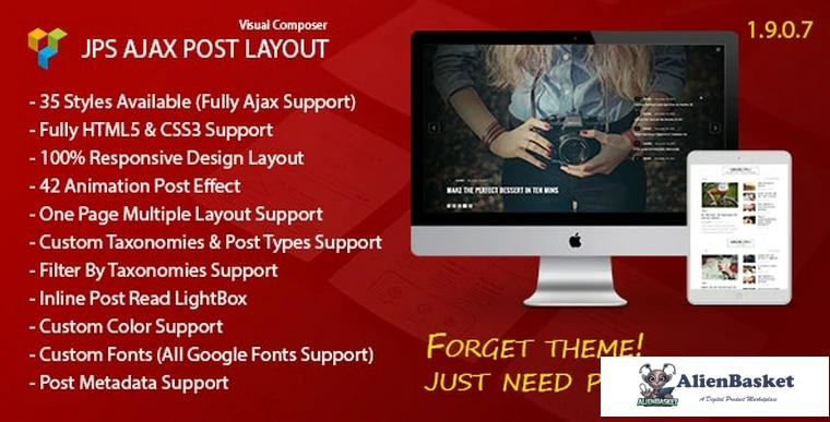 89338  JPS Ajax Post Layout v2.0.0 - Addon For Visual Composer