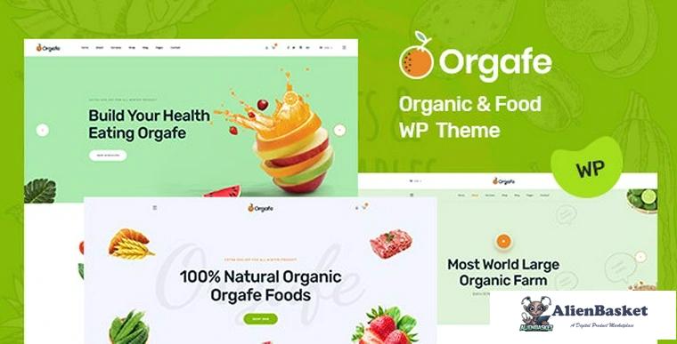 79051  Orgafe v1.0.0 - Organic Food WordPress Theme