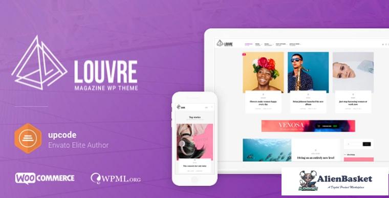 72530  Louvre v1.0.7 - Minimal Magazine and Blog Theme