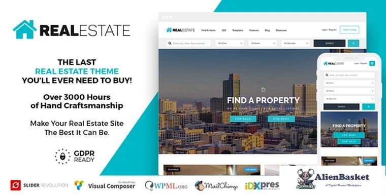 77437  Real Estate 7 v2.9.0 - Real Estate WordPress Theme