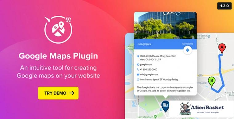 69011  WP Google Maps v1.3.0 - Map Plugin for WordPress