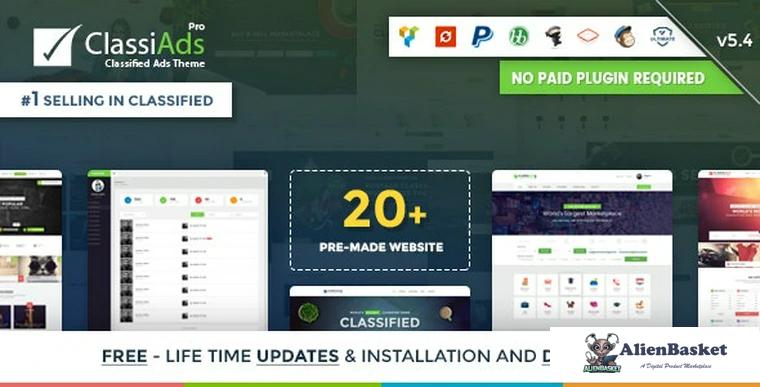 79477  Classiads v5.8 - Classified Ads WordPress Theme