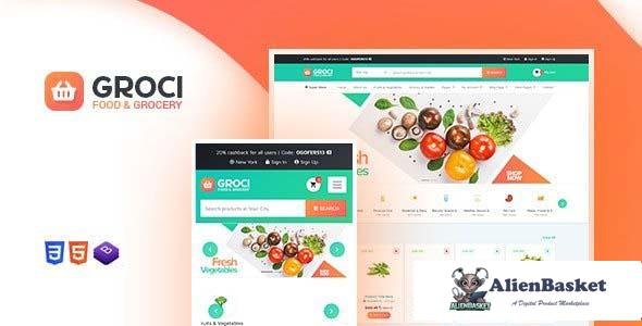 97813  Groci v2.1.3 - Organic Food and Grocery Market WordPress Theme 