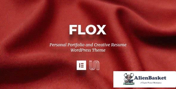 95326  FLOX v1.2 - Personal Portfolio & Resume WordPress Theme 