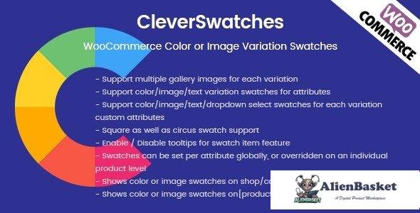 96850  CleverSwatches v2.2.3 - WooCommerce Color or Image Variation Swatches 