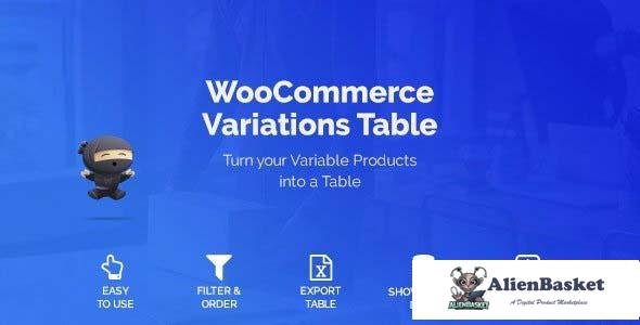 97729  WooCommerce Variations Table v1.3.7 