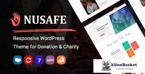 105009  Nusafe v1.17 - Responsive WordPress Theme for Donation & Charity 