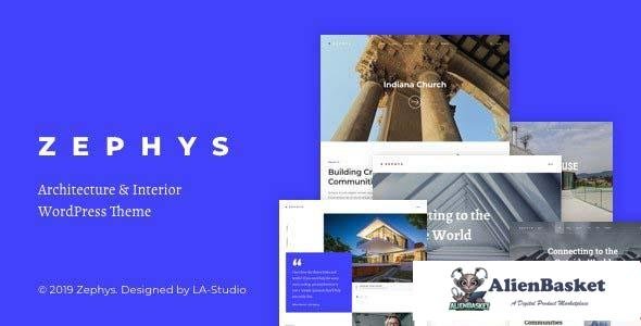 97548  Zephys v1.1.0 - Architecture & Interior WordPress Theme 