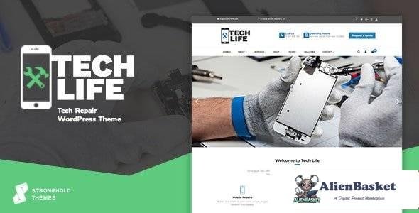 99315  TechLife v10.7 - Mobile, Tech & Electronics Repair Shop WordPress Theme 