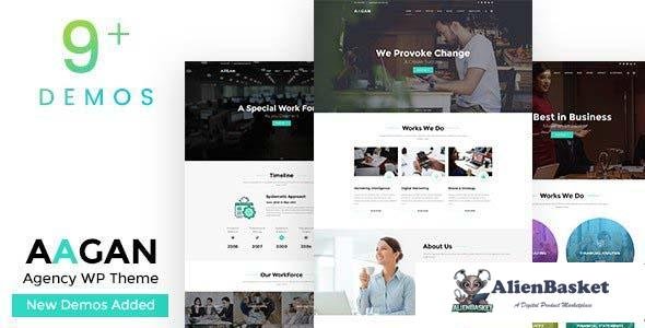 102614  Aagan v2.9 - Agency, Startup WordPress Theme 