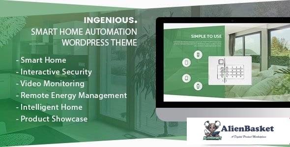 102884  Ingenious v1.2.1 - Smart Home Automation WordPress Theme 