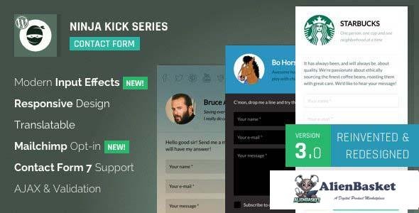 96011  Ninja Kick: WordPress Contact Form v3.5.8 