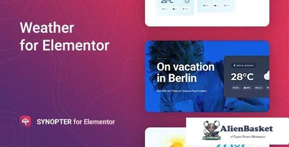 102710  Synopter v1.1.6 - Weather for Elementor 