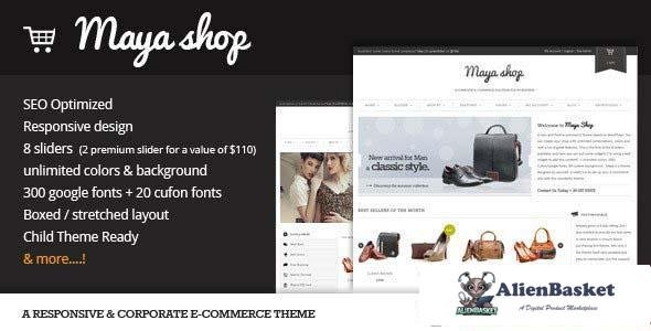 95152  MayaShop v3.7.7 - A Flexible Responsive e-Commerce Theme 