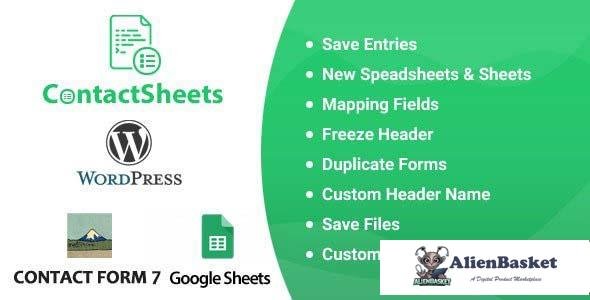 95827  ContactSheets v2.0 - Contact Form 7 Google Spreadsheet Addon 