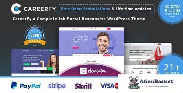 95245  Careerfy v4.2.0 - Job Board WordPress Theme 