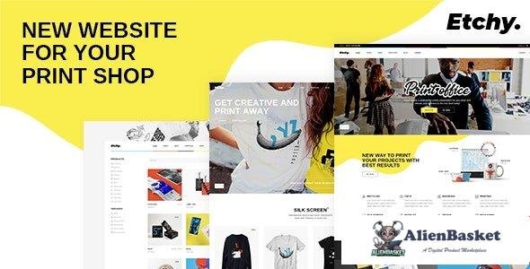 95191  Etchy v1.0 - Print Shop WordPress Theme 