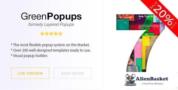 107340  Green Popups (formerly Layered Popups) v7.42 - Popup Plugin for WordPress 