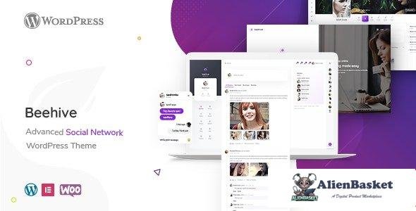 96586  Beehive v1.3.0 - Social Network WordPress Theme 