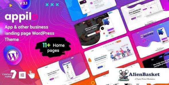 96727  Appilo v5.2 - App Landing Page 