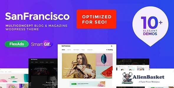 96376  SanFrancisco v1.5 - MultiConcept Blog & Magazine WordPress Theme 