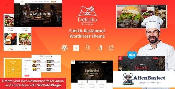 95290  Deliciko v1.9 - Restaurant WordPress Theme 