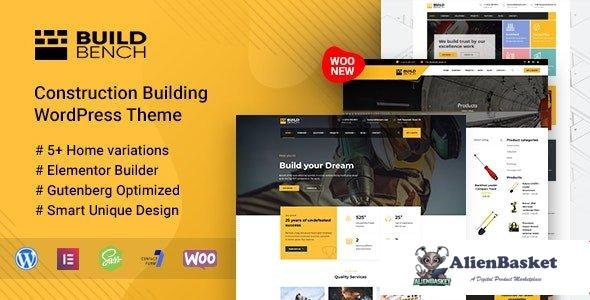 102242  Buildbench v2.1.2 - Construction Building WordPress Theme 