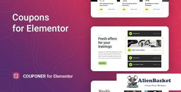 105040  Couponer v1.1.5 - Discount Coupons for Elementor 