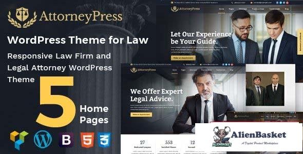 106073  Attorney Press v2.1.5 - Lawyer WordPress Theme 