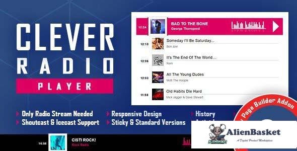 98036  CLEVER v2.2 - Shoutcast and Icecast Radio Player for WPBakery Page Builder 