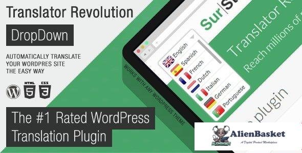 95338  Ajax Translator Revolution v2.1 - DropDown WP Plugin 