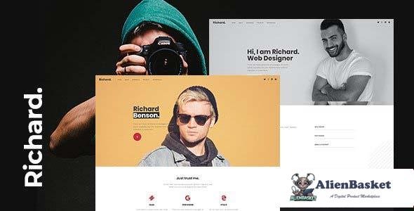 95340  Richard v1.0 - Onepage Personal WordPress Theme 