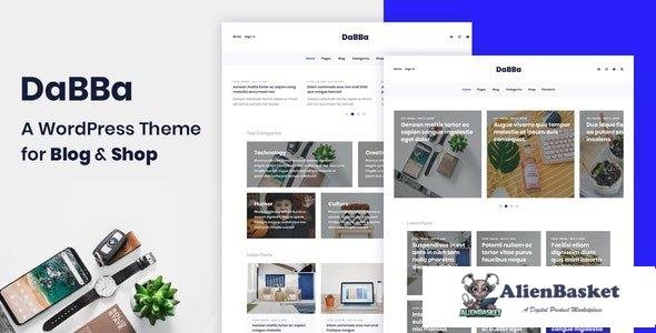 95342  Dabba v1.0.7 – A WordPress Theme For Blog & Shop 