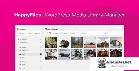 95358  Happy Files Pro v1.1.1 - Organize Your WordPress Media Files 