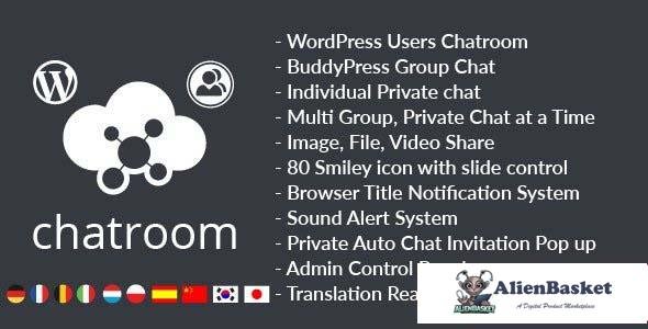 97220  WordPress Chat Room v1.0.7 - Group Chat Plugin 