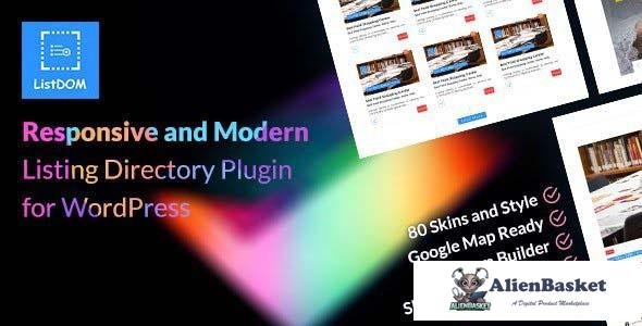 95416  Listdom v1.6.1 – Advanced Directory and Listing Plugin 