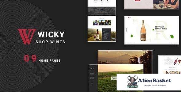 95448  Wicky v1.0.0 – Wine Shop WooCommerce Theme 