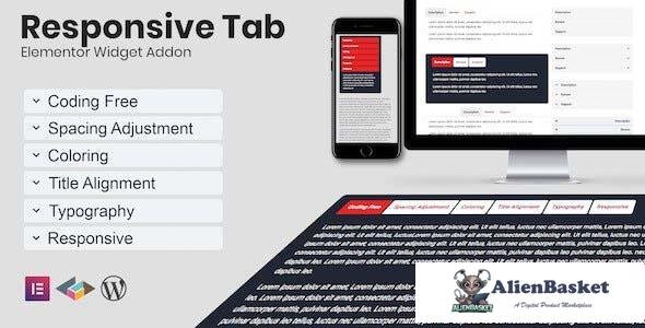 96712  Responsive Tab Elementor Addon Plugin v1.0.2 