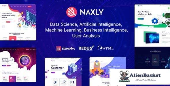 95469  Naxly v1.1 - Data Science & Analytics WordPress Theme 