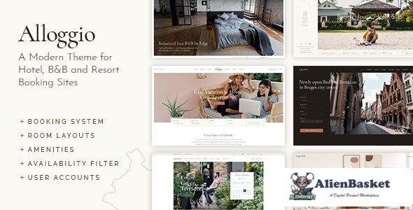95474  Alloggio v1.0 - Hotel Booking Theme 