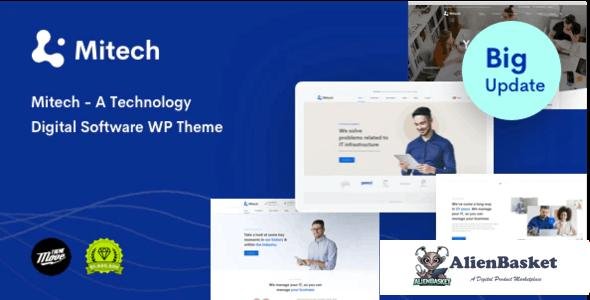 100550  Mitech v1.6.11 - Technology IT Solutions & Services WordPress Theme 