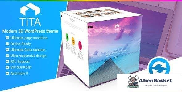 95813  Tita 3D v3.3 - Modern WordPress Theme 