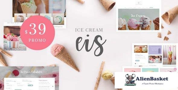 95572  Eis v1.1 - Ice Cream Shop WordPress Theme 