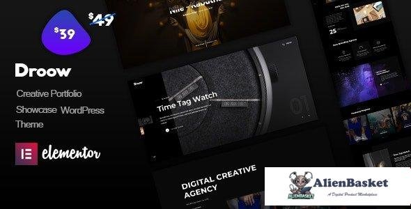 95600  Droow v1.2.0 - Ajax Portfolio WordPress Theme 