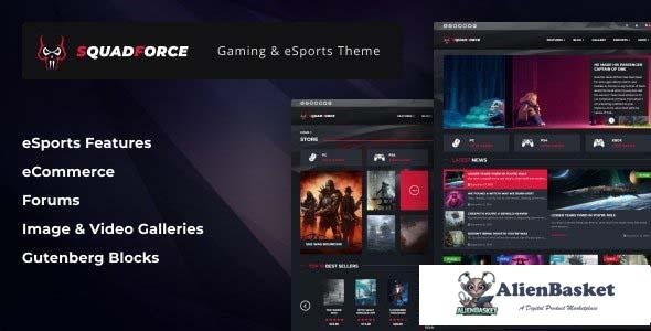 95602  SquadForce v1.1.5 - eSports Gaming WordPress Theme (formerly Good Games) 