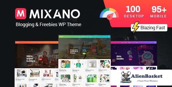 95613  Mixano v1.1.6 - Minimal WordPress Theme 