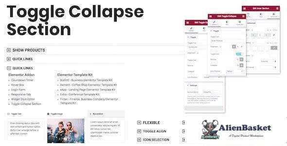 95664  Toggle Collapse Section v1.0.0 - Elementor Addon 