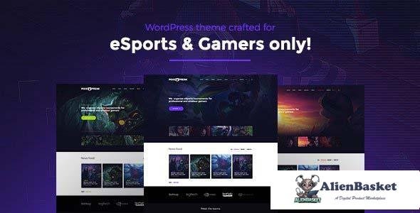 101403  PixieFreak v1.1.1 - eSports gaming theme for teams & tournaments 